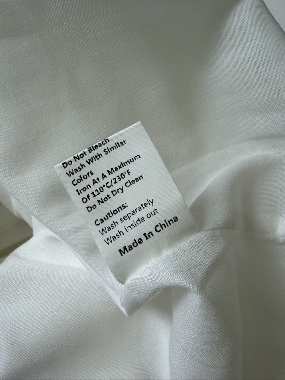 Commense White Linen Blend Sleeveless Midi Maxi Tie Waist Dress Small NWT - Picture 11 of 11